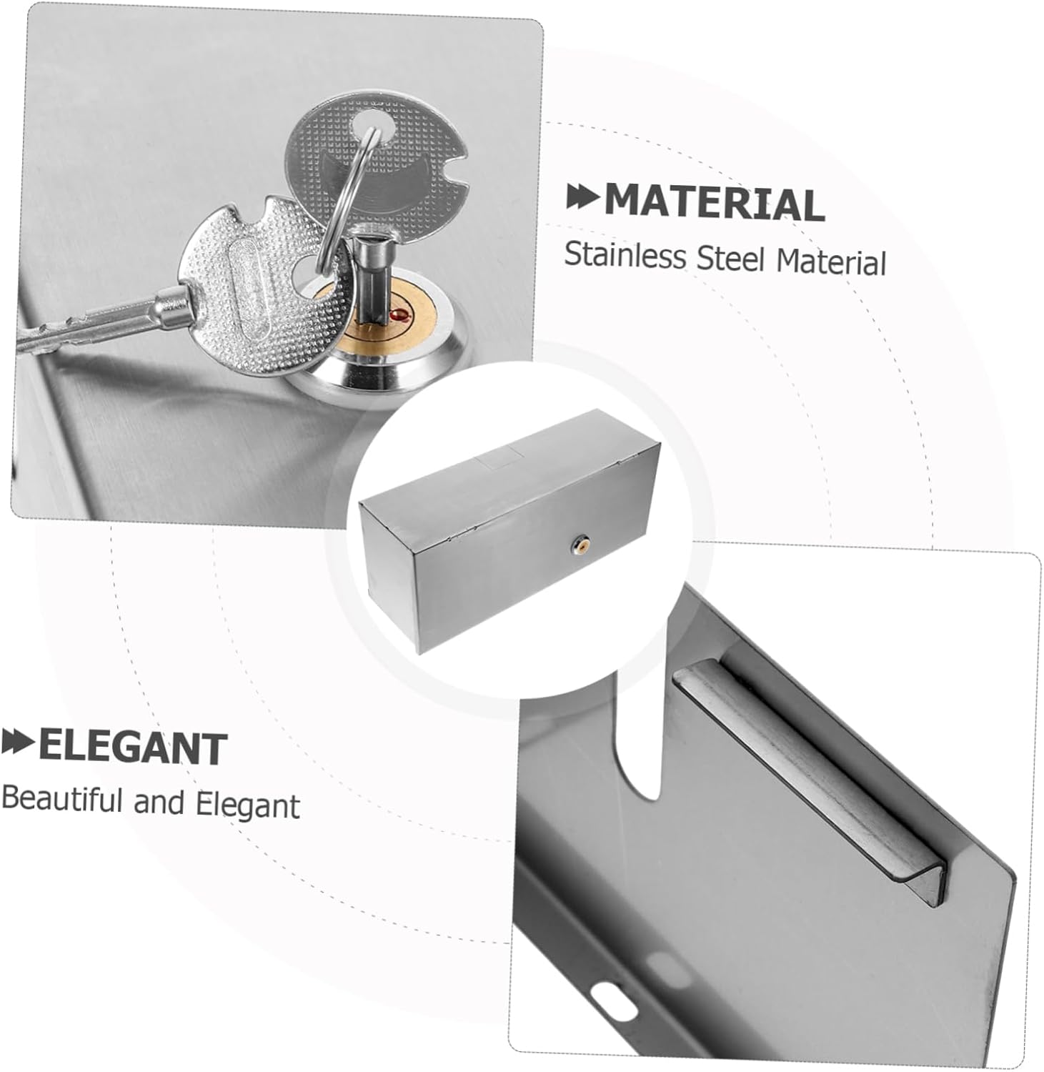 Stainless Steel Socket Protection Box Theft Design Electrical Outlet Cover for Type Wall Switches