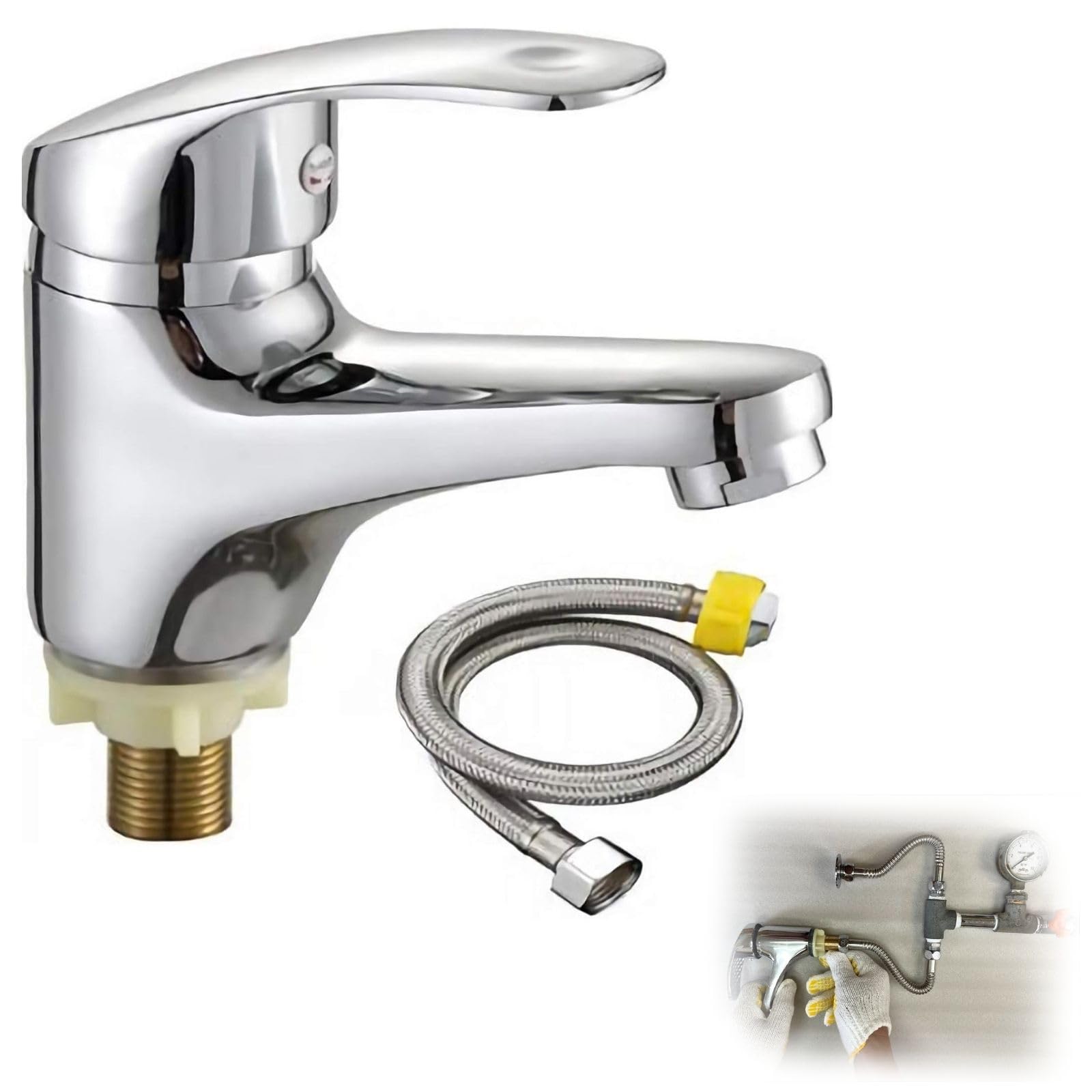 Amazon | bath&bath 洗面用 トイレ2 手洗い 単水栓 シングルレバー 立