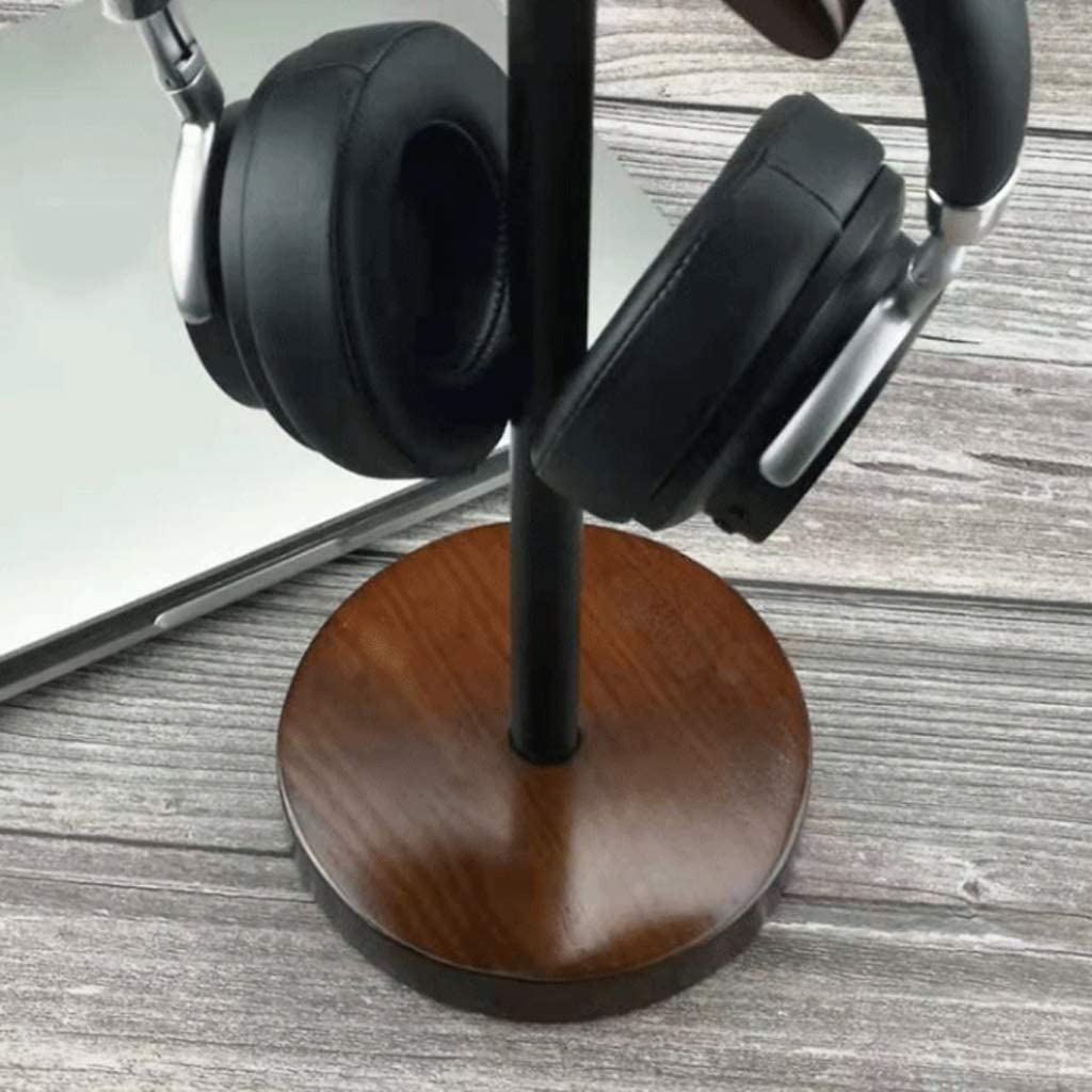 XINOSA Support Casque Support De Casque en Bois Universel Affichage Créatif pour Support pour Casque Support Simple Support Accrocher Antidérapant Gain De Place éConomiser De L'Espaceue