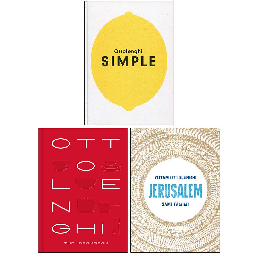 Collezione Yotam Ottolenghi Set di 3 libri (Ottolenghi SIMPLE, Ottolenghi The Cookbook, Gerusalemme)