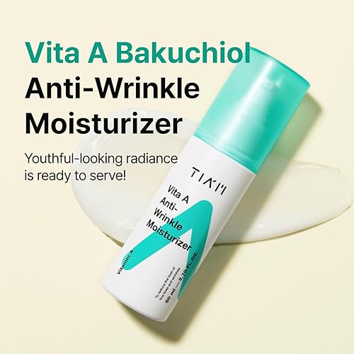 Miniatura 3 de TIA'M Vita A Crema hidratante antiarrugas, 2.7 onzas líquidas, crema hidratante ligera para piel reafirmante, suave y brillante, cuidado de la piel