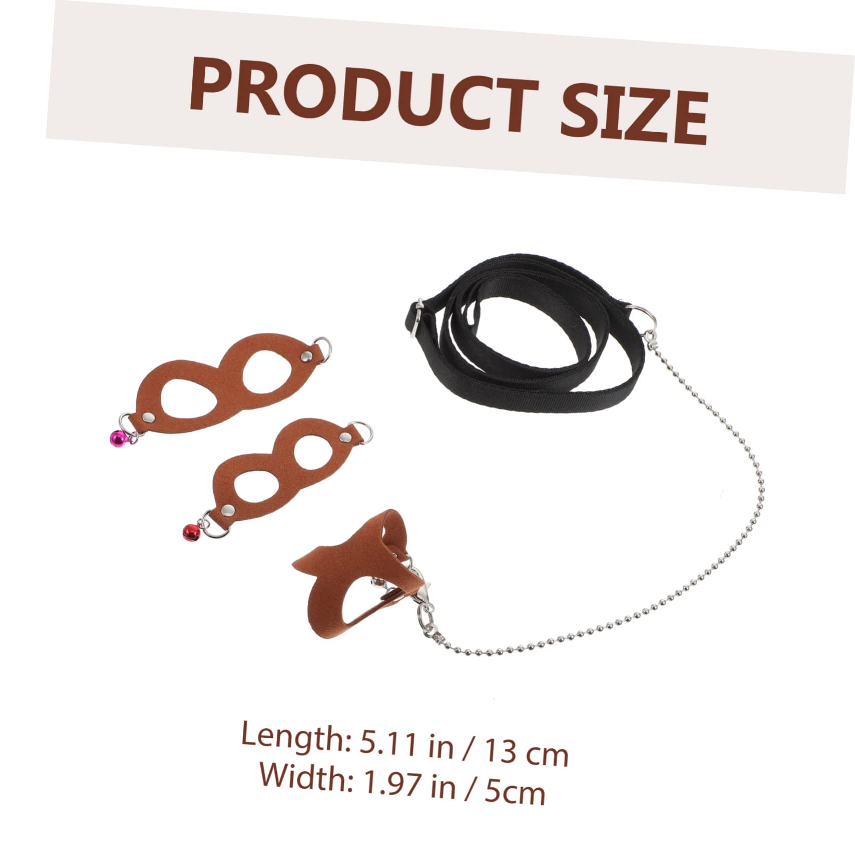 BCOATH 1Set Lightweight Sugar Glider Leash Durable Outdoor Traction Rope for Small Pets Comfortable Design for Relaxing Walks for Sugar Gliders and Similar Animals