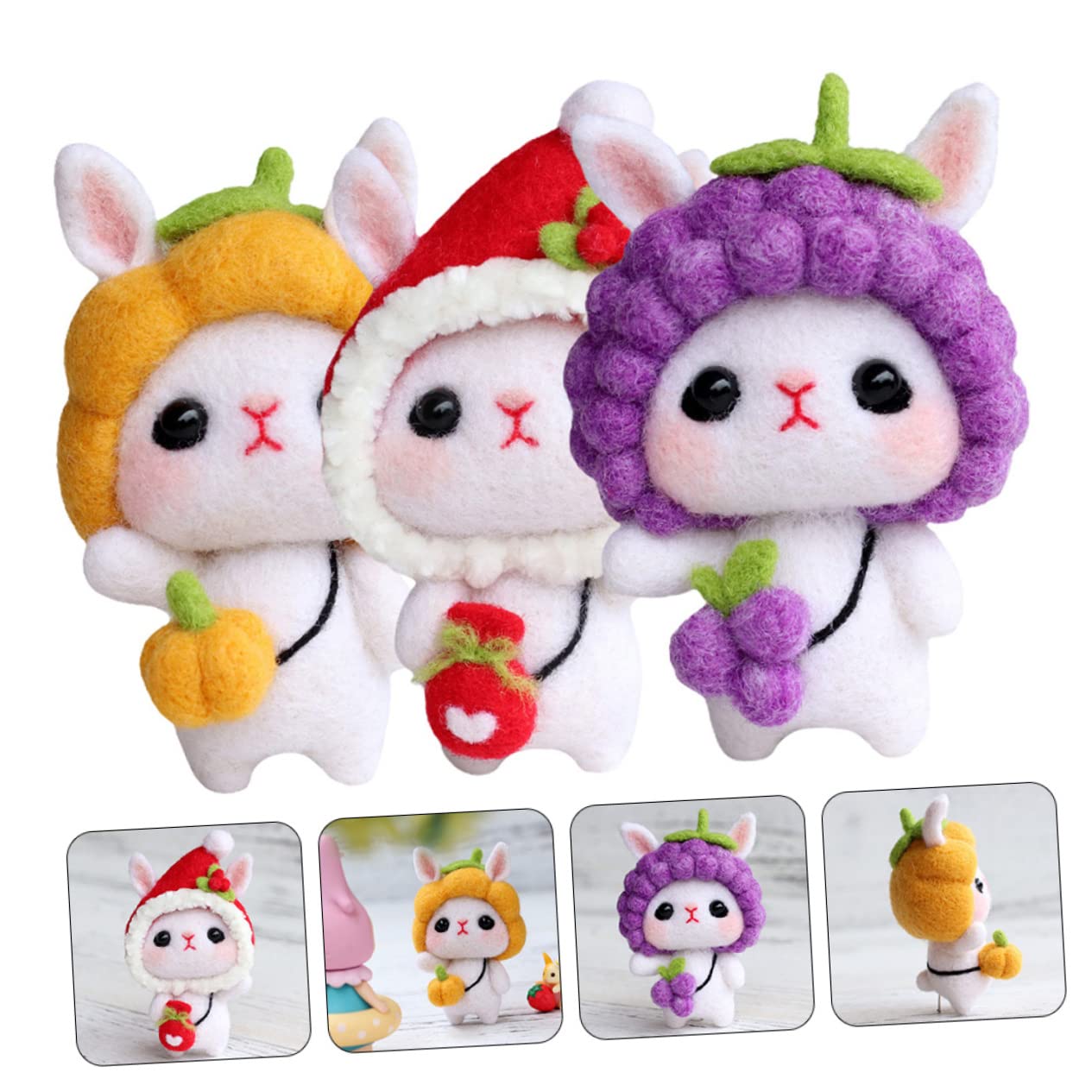Tofficu 6ensembles Kits De Feutrage Pour Garçon Fille De Matériel Avec Accessoires à Thème De Pâques Activités Manuelles Créatives Et Éducatives Pour Imagination Créativité