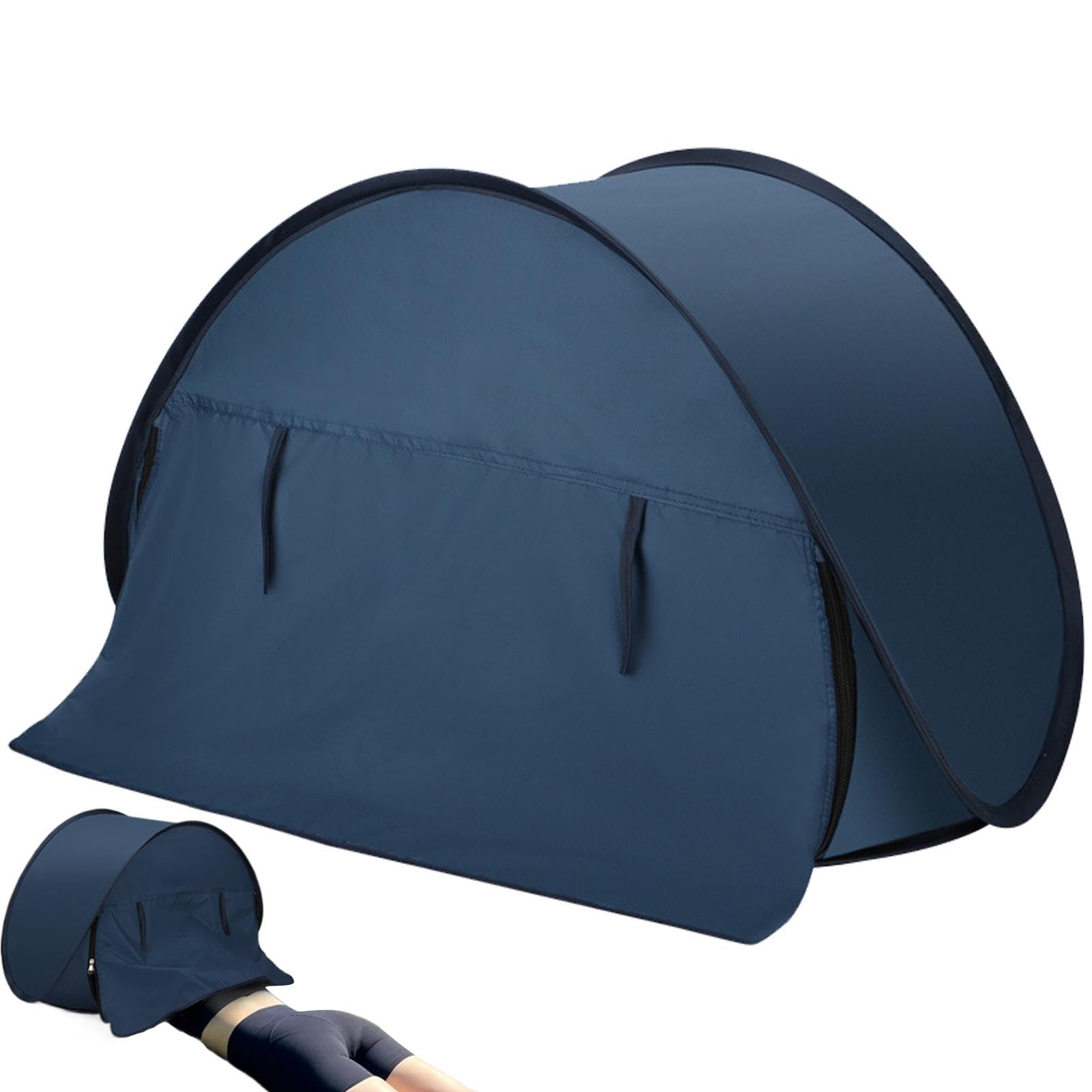 Tente d'ombrage automatique imperméable et coupe-vent pour plage