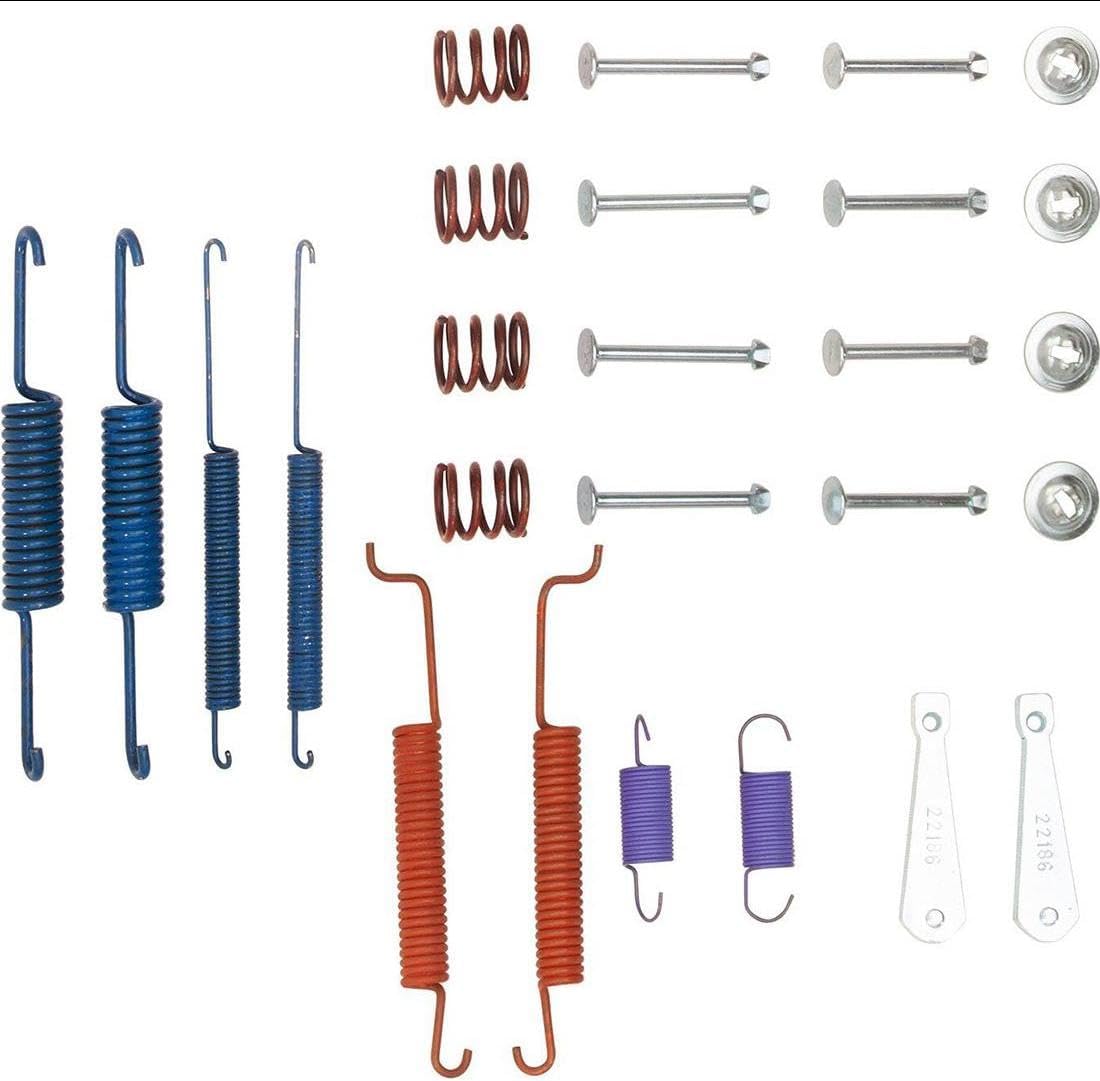 Drum Brake Hardware Kit Drum Brake Shoe for Volkswagen Jetta 1985 1986 1.8L L4 Exc. GLI;Rear