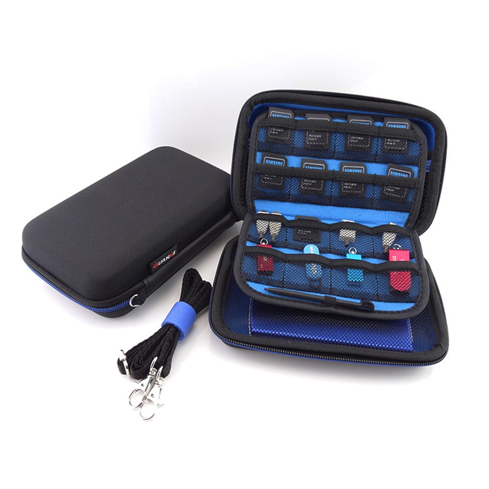 Homeself Waterproof Hard Travel Carrying Game Case Bag Cover with Carry Strap for New 3DS XL/ 3DS XL/3DS LL/New 3DS/ 3DS