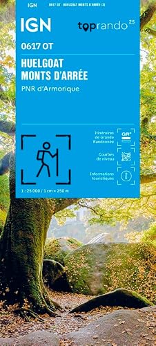 Huelgoat / Monts d'Arrée /PNR Armorique (0617OT): 1:25000 (TOP 25)