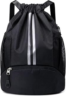 SLOVIC Drawstring Bag for Man [22 LTR] | Gym Bag for Men with Separate Shoe Compartments | Durable Backpack Bag for Man | ... Price In India