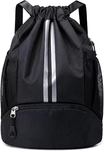 SLOVIC Drawstring Bag for Man [22 LTR] | Gym Bag for Men with Separate Shoe Compartments | Durable Backpack Bag for Man | ...