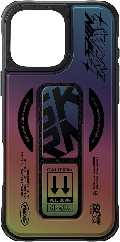 SKRM SKINARMA KIRA KOBAI Phone Case Compatible with iPhone 16 PRO, 6.3" (2024) (Holographic)