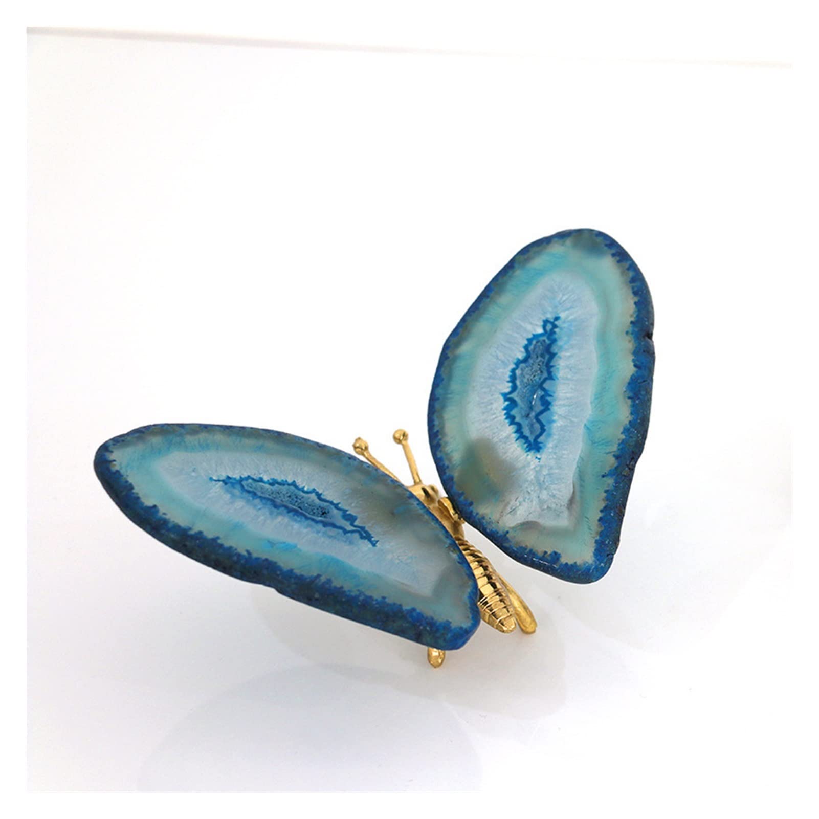 Pierre de cristal décoration intérieur agate et quartz reiki naturel de 100mm
