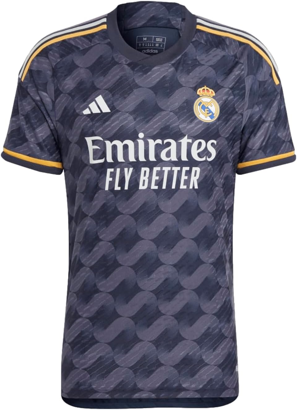 adidas Men's Soccer Real Madrid 23/24 Authentic Away Jersey - High Performance Slim Fit, Heat.RDY Technology