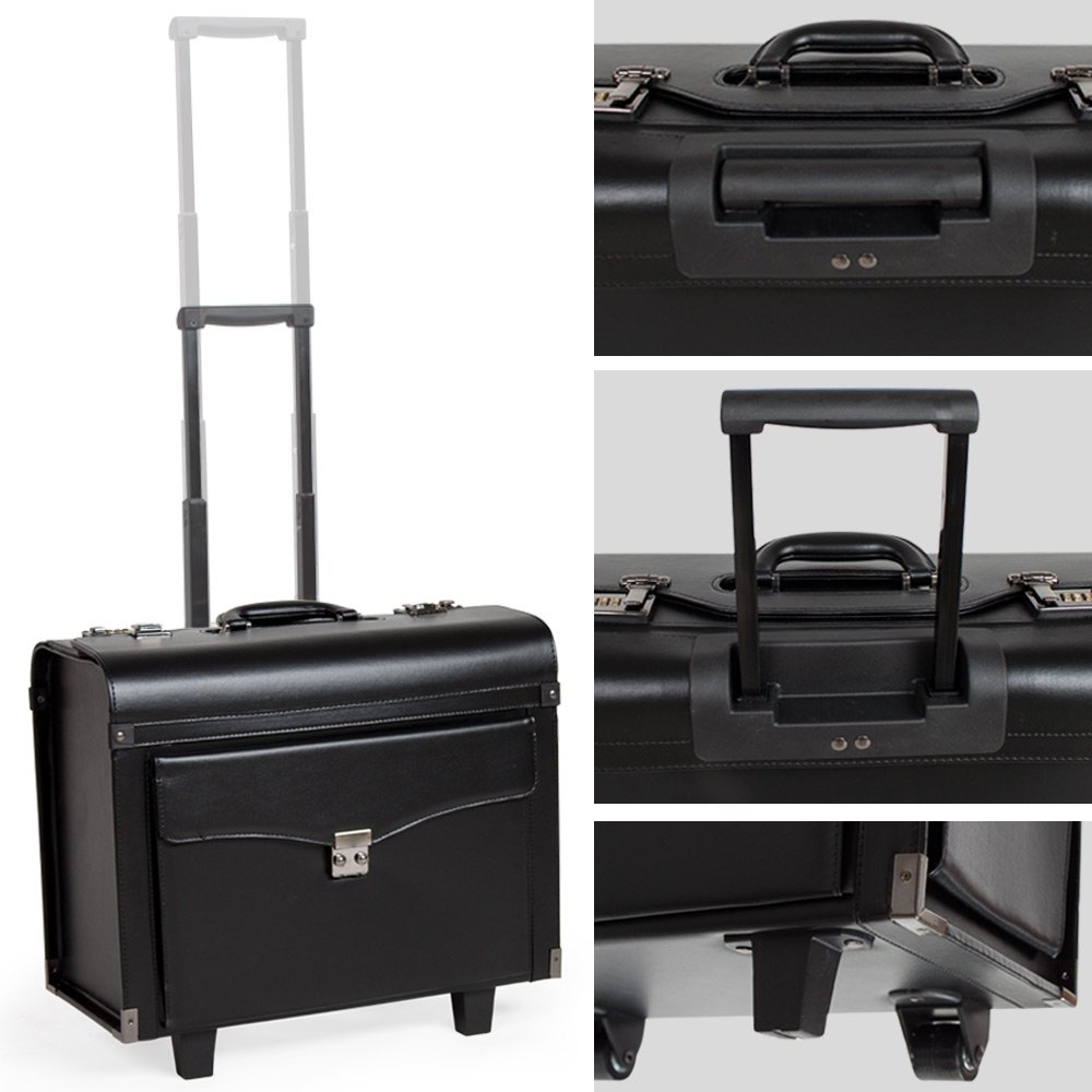 tectake 400783 - Pilot Case Trolley, Poignée télescopique Robuste, en Matière résistante