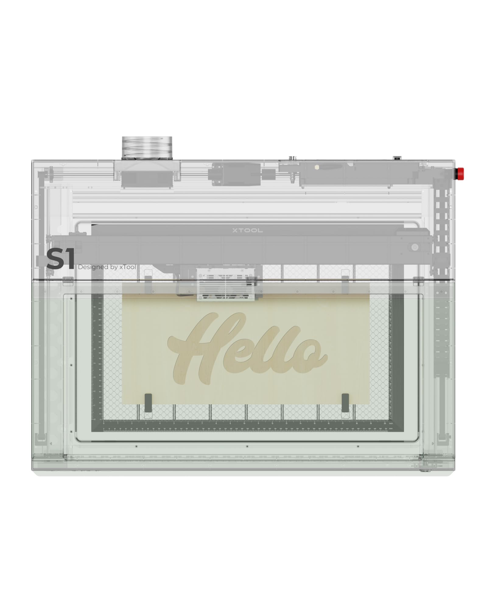 xtoolm110w本体+ハニカムパネル+エアアシスト+ロータリーアタッチメント xtoolm110w本体+ハニカムパネル+エアアシスト+ロータリー