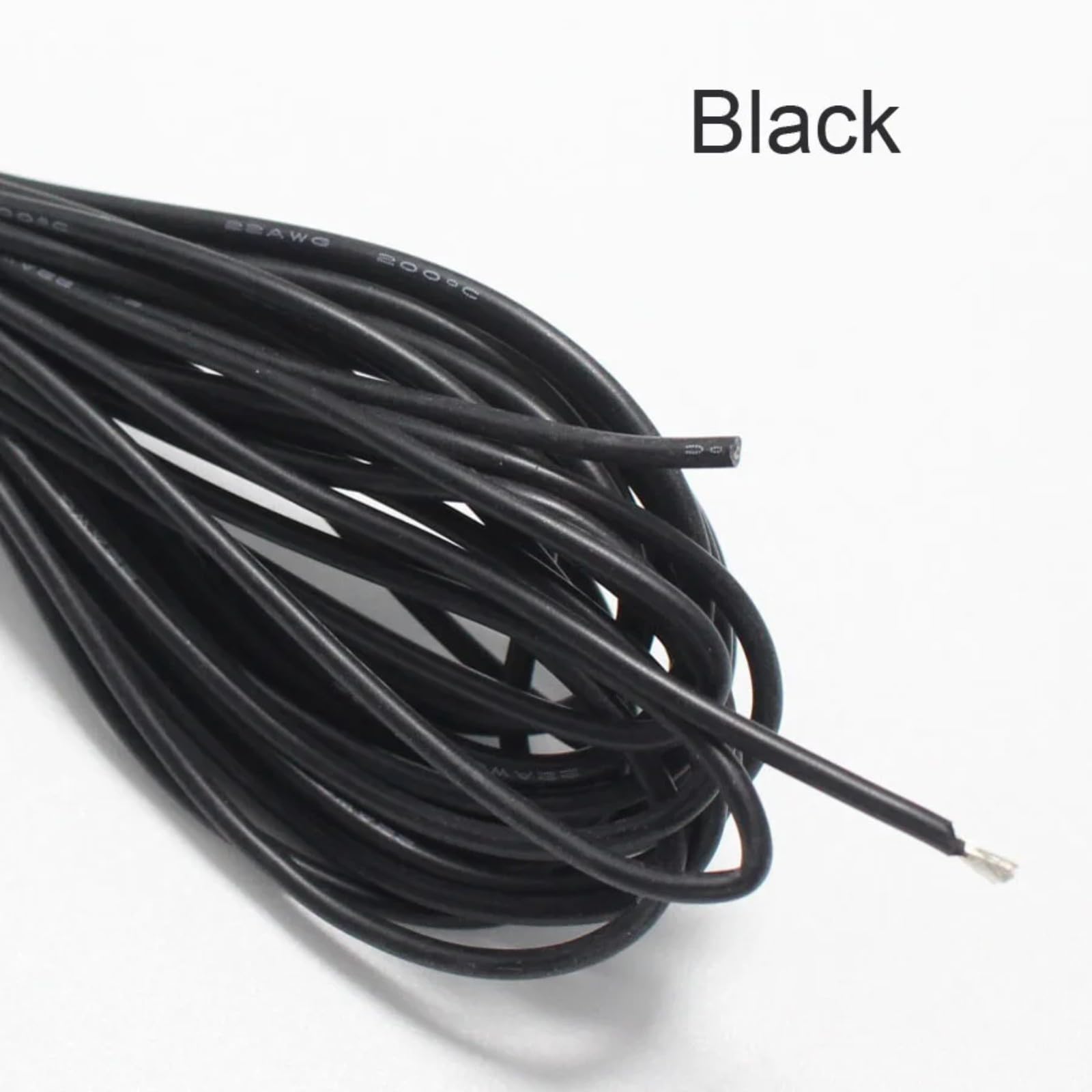 Cables eléctricos de 10 metros, 30 AWG, 28 AWG, 26 AWG, 24 AWG, 22 AWG, 20 AWG, 18 AWG, 16 AWG, de silicona ultra flexible