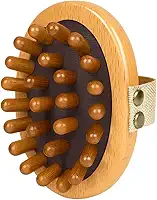 Massageador Corporal de Madeira – Maderoterapia para Redução de Celulite, Drenagem Linfática e Alívio Muscular | Modelador Manual para Barriga e Corpo