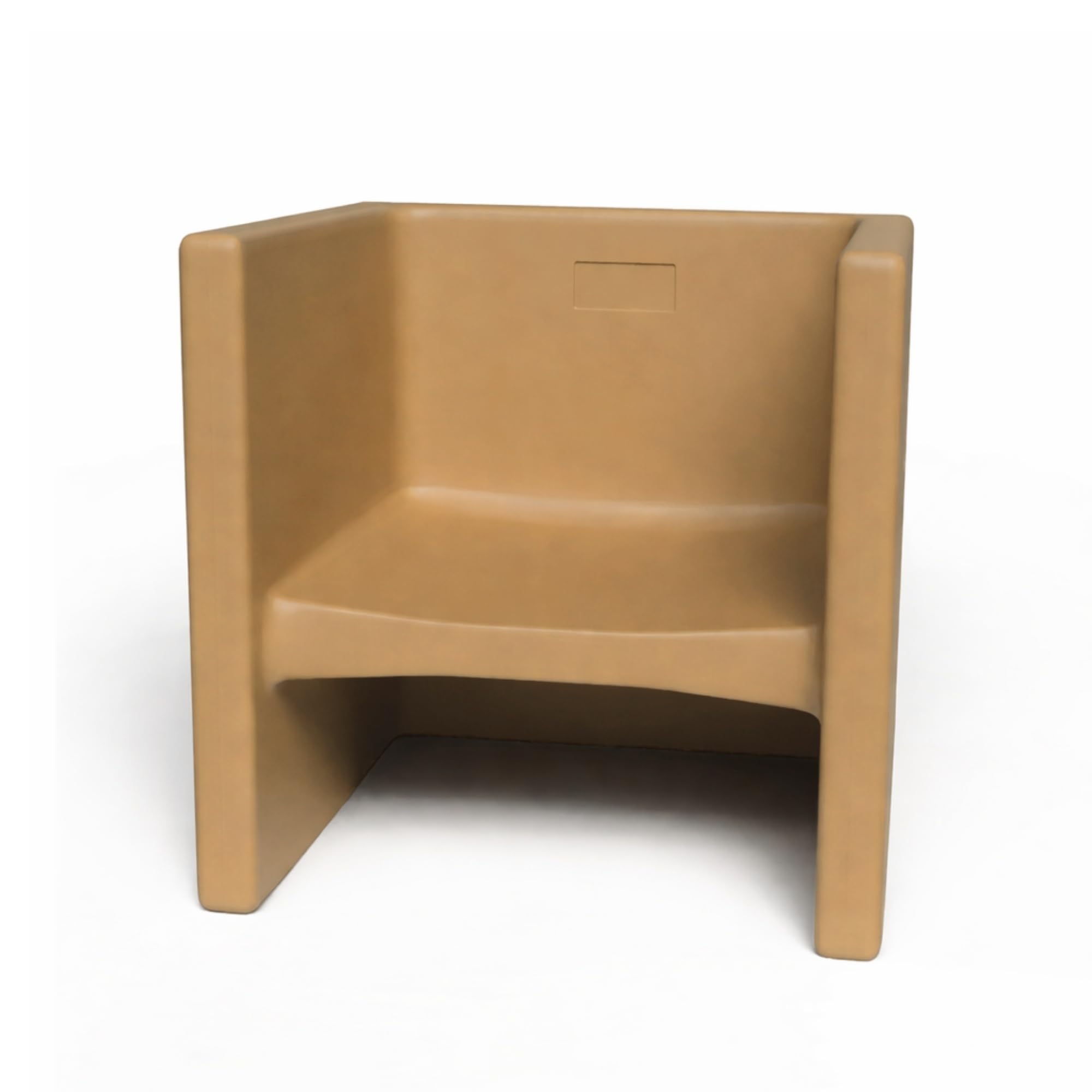 Children's Factory 3-in-1 Cube Chairs for Kids, Kids Chair, Almond, 1