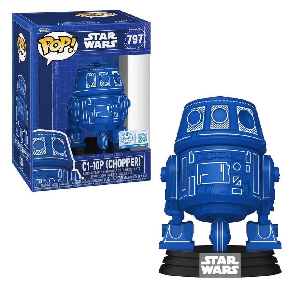 Amazon.co.jp: Funko スター・ウォーズ C1-10P チョッパー ブルー