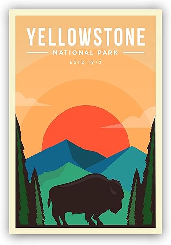 Miniatura 101 de Parques nacionales de las dunas de Indiana, impresión de póster de viaje, póster de viaje retro, parque nacional en Indiana, arte de pared de Dunas