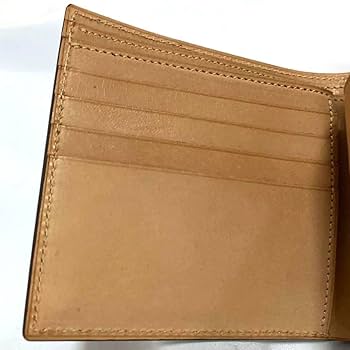 Amazon.co.jp: 万双 コードバン 二つ折り財布 小銭入れ付