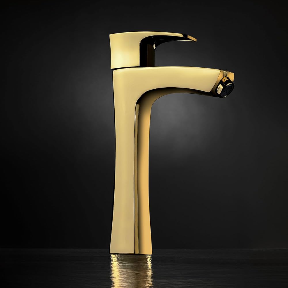 Hindware Italian Collection F520002PGD Avior Gold Pillar Cock Tall Hindware Italian Collection F520002PGD Avior Gold Pillar Cock Tall