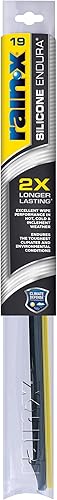 Rain-X 830119 - Limpiaparabrisas de silicona Endura, 19 pulgadas (paquete de 1), limpiaparabrisas de repuesto para automóvil, dos veces más