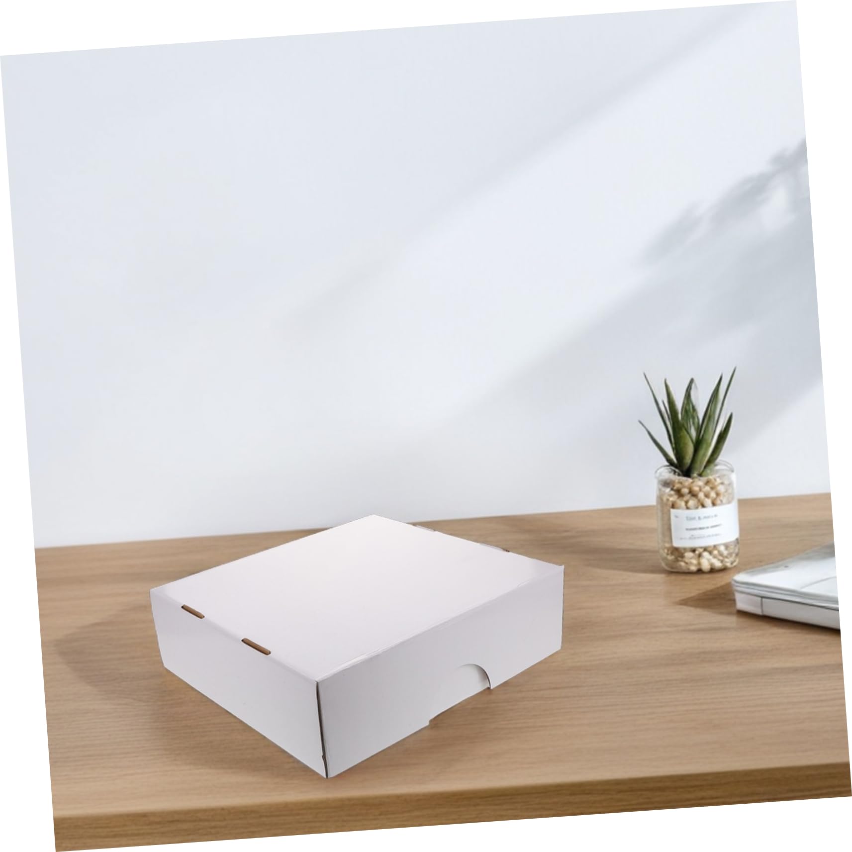Card Box per Carte da Gioco in Carta Bianco con Scomparti