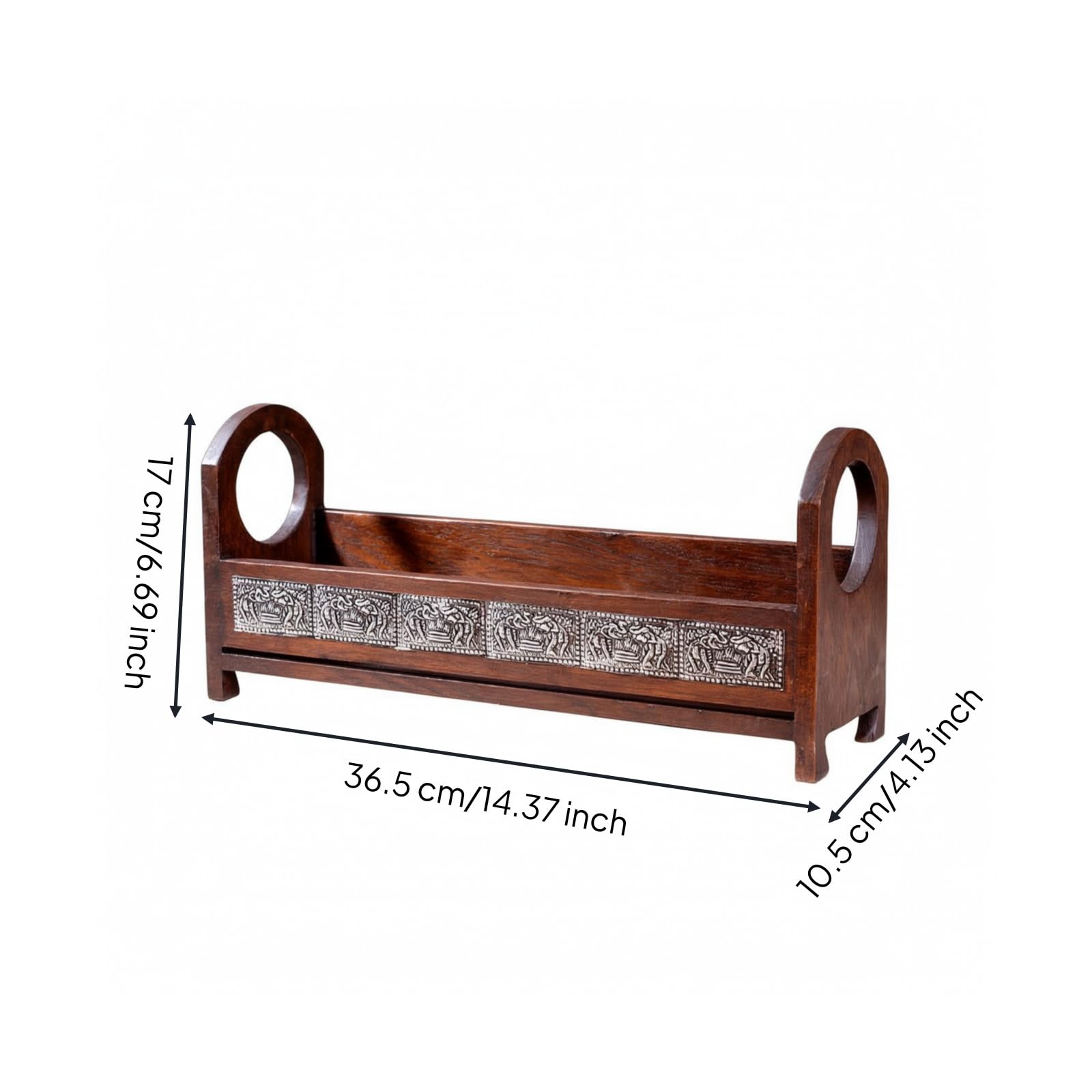 Présentoir En Bois Polyvalent Rangement, Une Couche