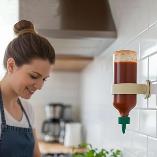 Miniatura 9 de Wall-Mounted Sauce Bottle Rack (1)