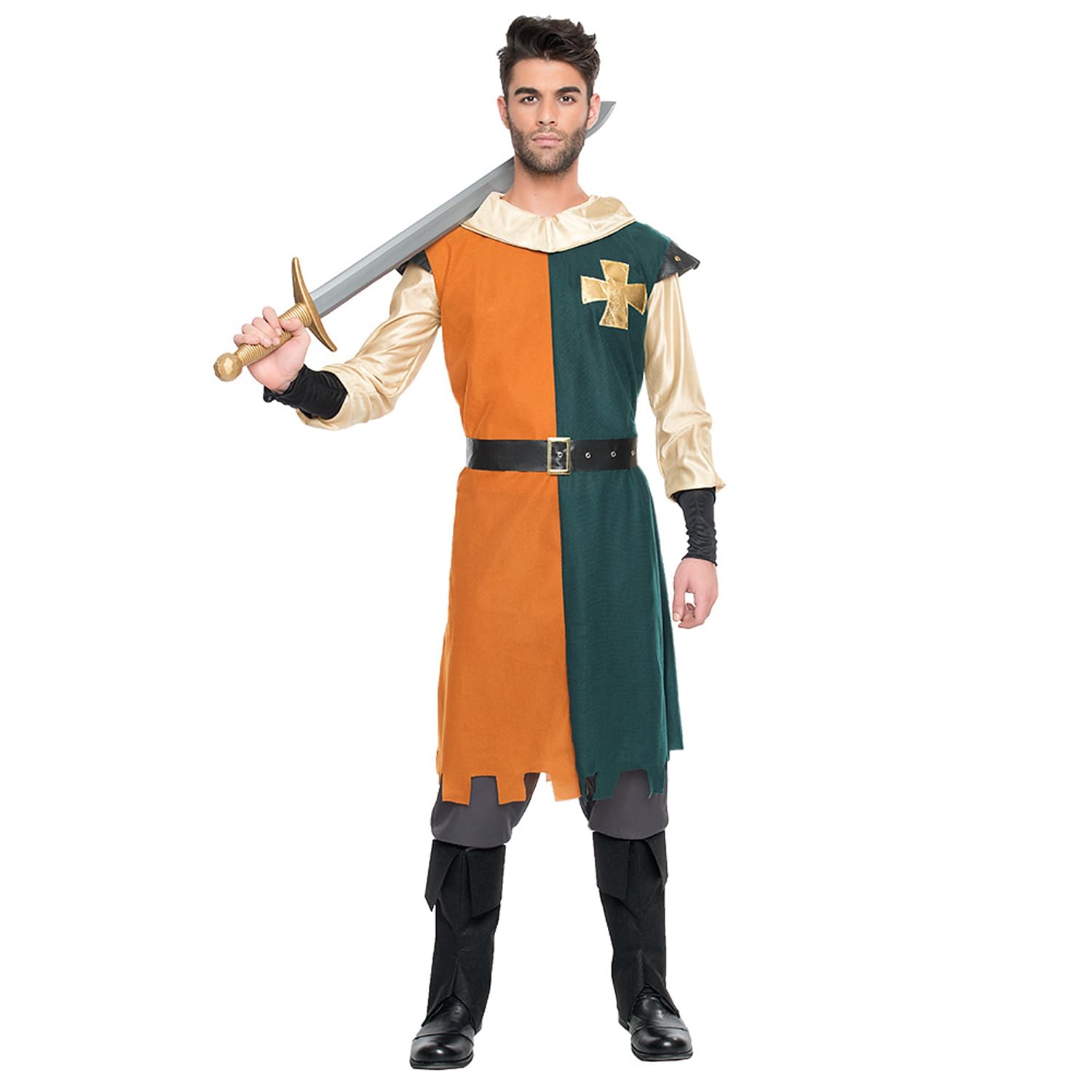 Boland 84149 Adult Knight Godfrey Costume, Multicoloured, S