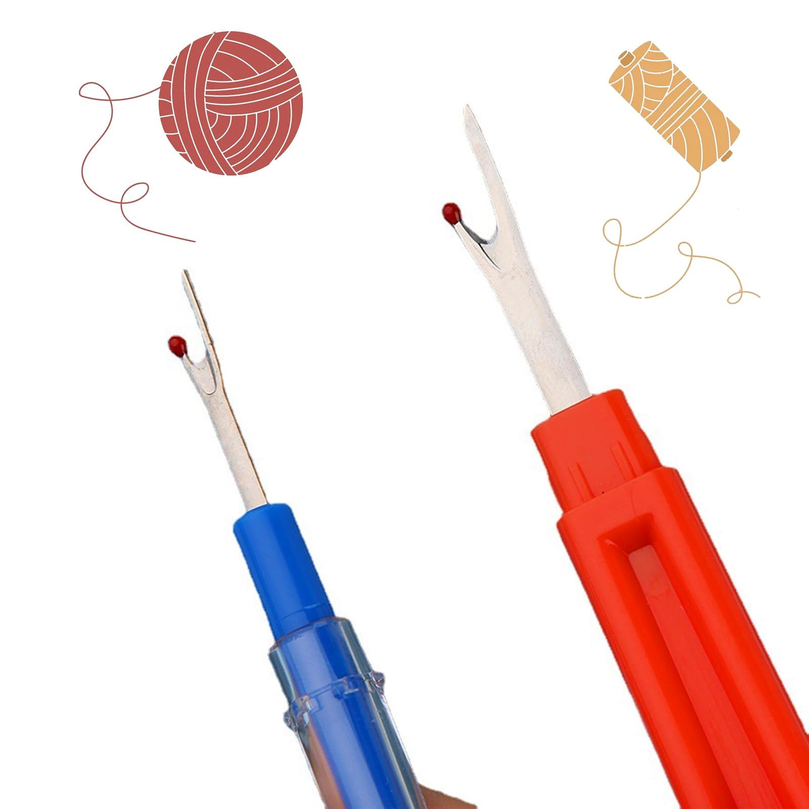Thread Cutter 4 Pcs Seam Ripper, Big And Small Stitching Thread ...