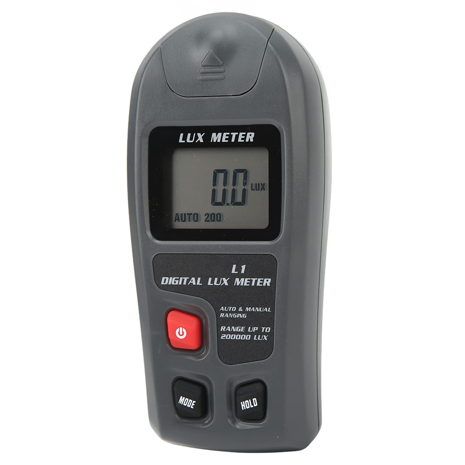 Medidor de Iluminancia, Medidor de Luz Digital Luxómetro Probador de Iluminancia Pantalla LCD Apagado Automático Iluminómetro Medidor de Luz, Fotómetros Fotómetros