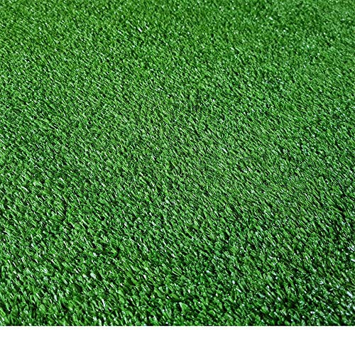 Foxx Kunstrasen 100x500 – Wetterfester Outdoor Teppich in Grün für Balkon, Terrasse & Garten | Robuster Teppichboden als Rasen-Alternative