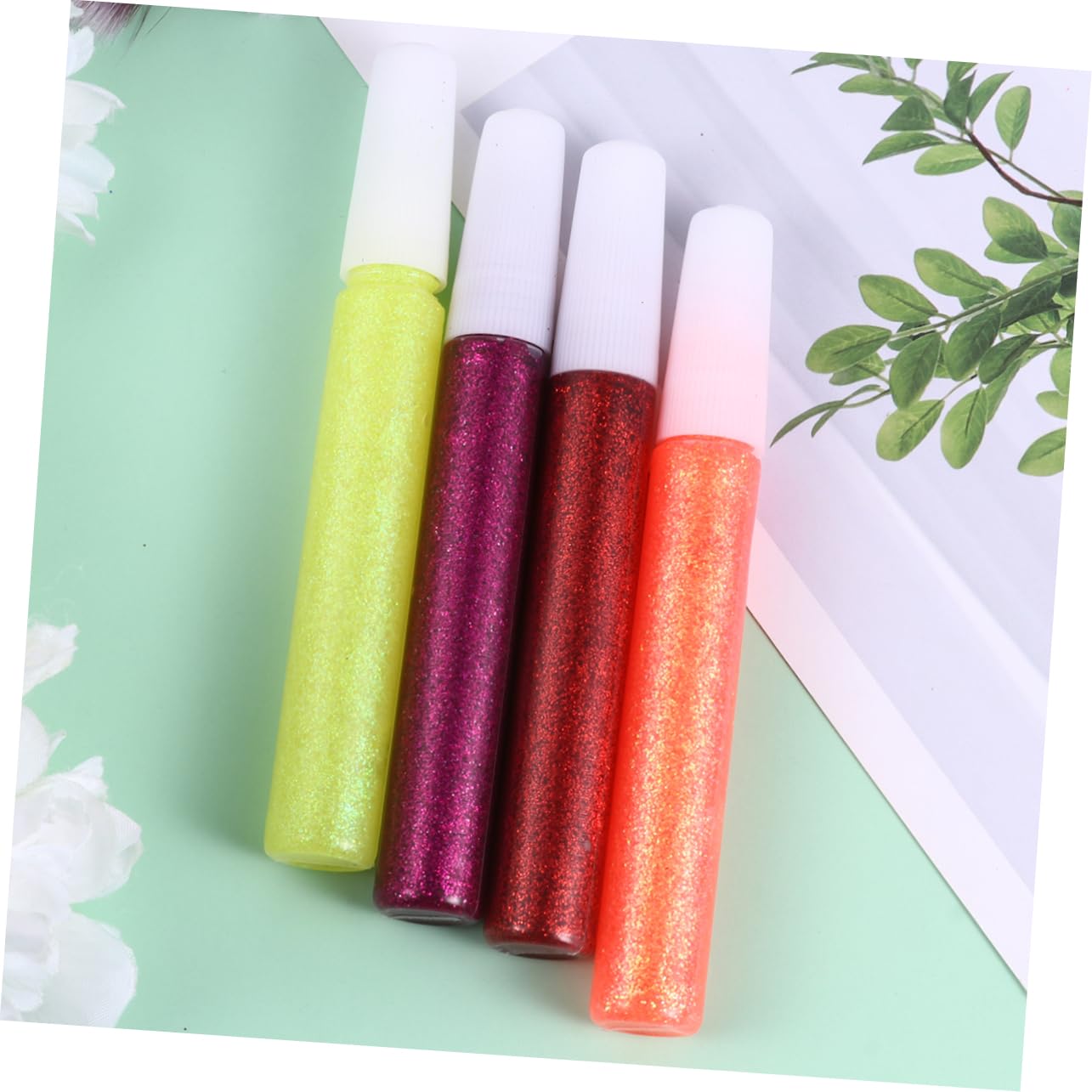 Artibetter 5sätze Flimmerklebestift Farbklebestift Malklebestift Glitzerpulver-klebestift Mit Je Zum Dekorieren Von Schulprojekten Handgefertigtem Kunsthandwerk Und Heimwerken