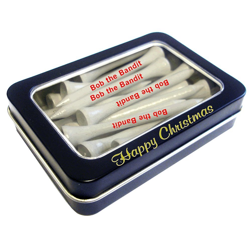 Best Impressions Tin of Tees - Happy Christmas - 70mm