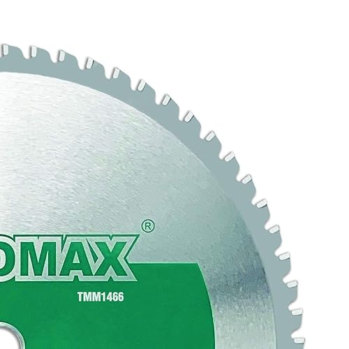 Miniatura 10 de TOMAX Hoja de sierra de acero y metal ferroso de nivel industrial de 48 dientes de 6-12 pulgadas con eje de 58 pulgadas