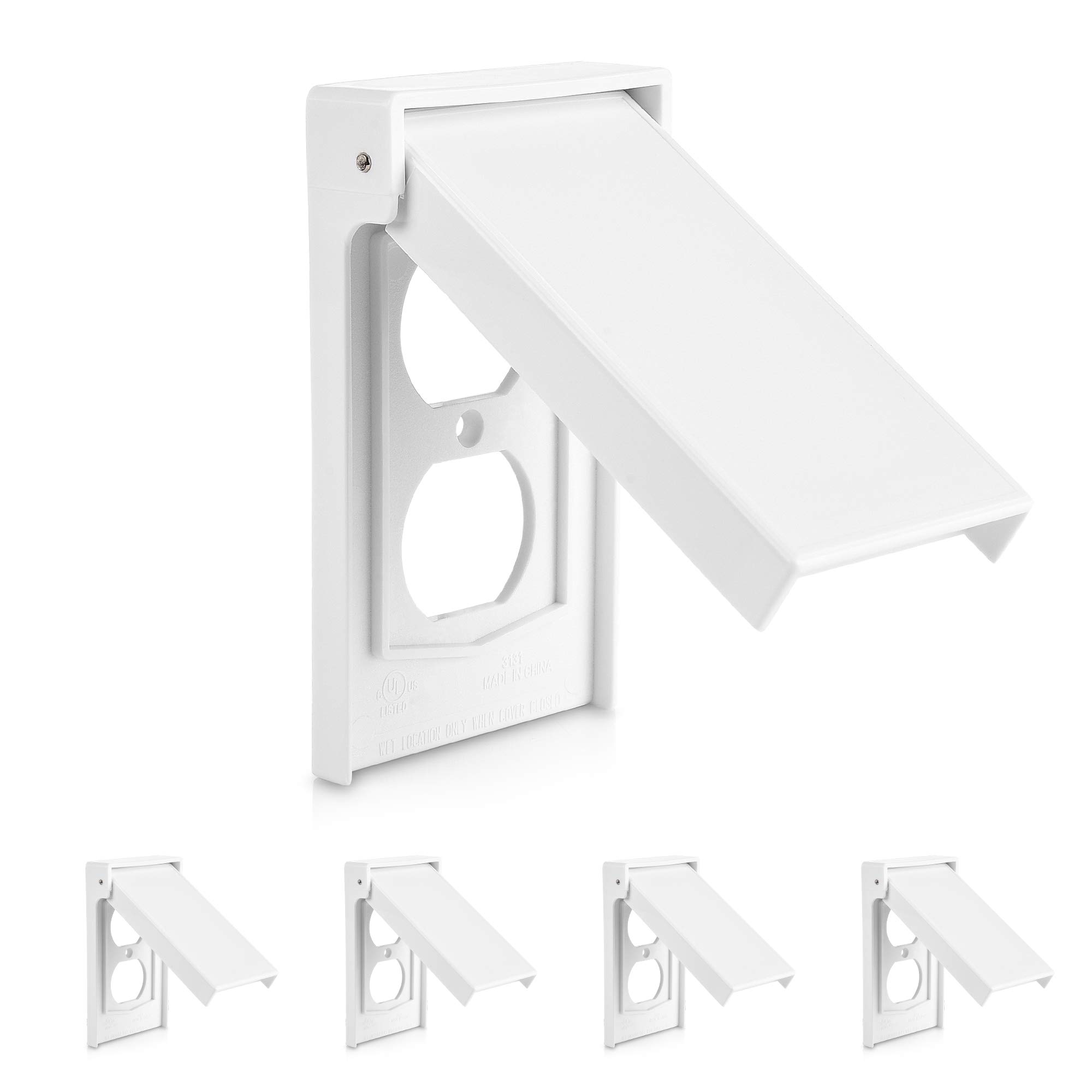 Buy Cable Matters UL Listed 5Pack Weather Resistant Duplex Wall Plate