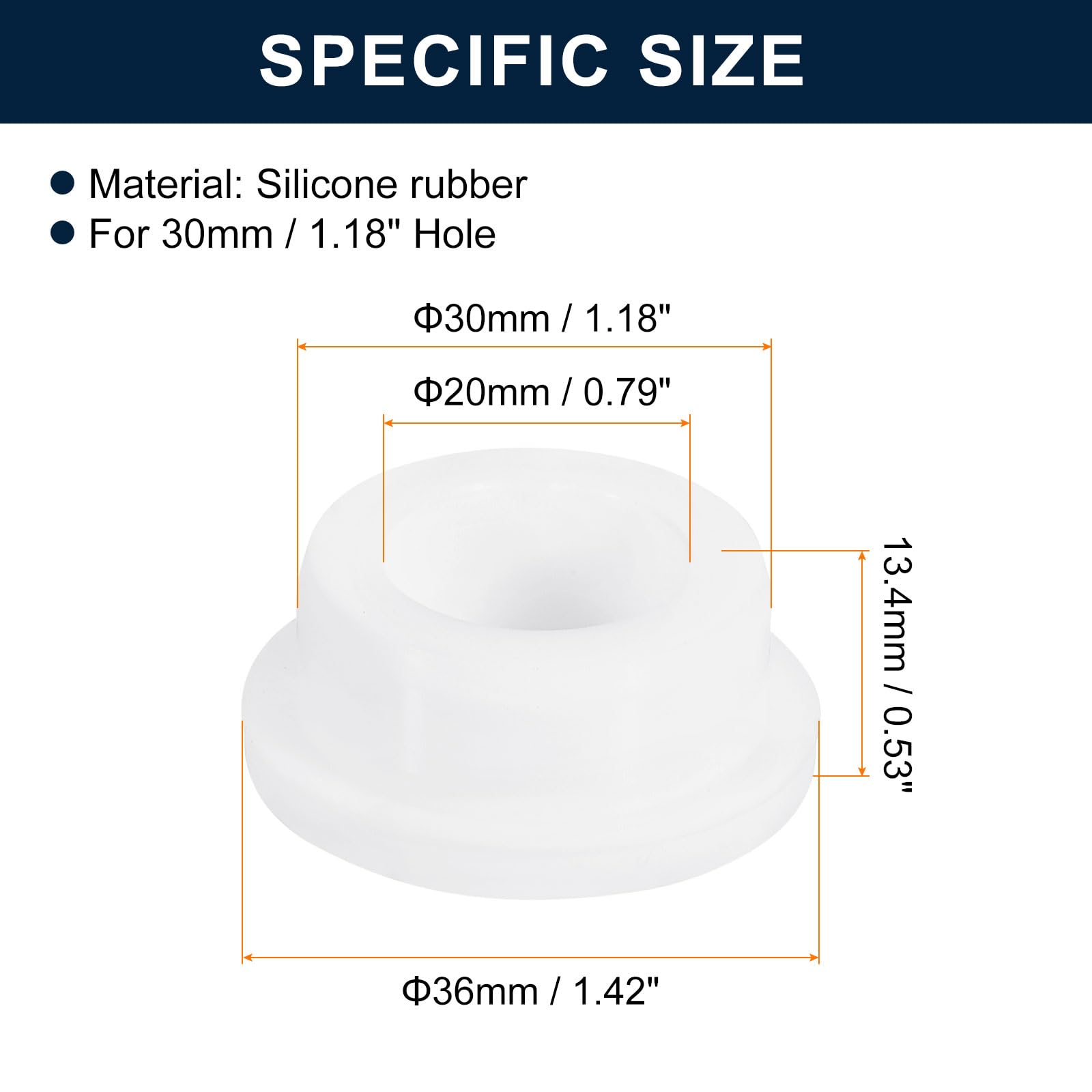 Confezione Tappi Foro Gomma Spessa Per Pannelli Auto, Stelo 2,7mm - 8,5mm (Varie Misure)