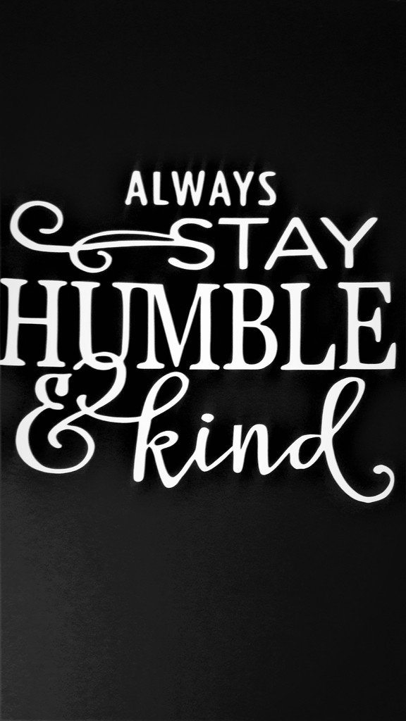 Chase Grace Studio Always Stay Humble and Kind Inspirational Motivational Vinyl Decal Sticker|White|Cars Trucks Vans SUV Laptops Wall Art|5.5" X 5"|CGS457