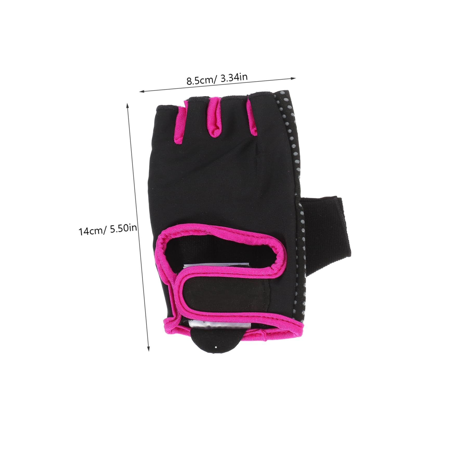 BESPORTBLE Guanti Da Ciclismo All'Aperto Guanti Da Trekking Supporto Per Il Palmo Protezione Guanti Pull Up Guanti Powerlifting Guanti Da Cross Training Guanti Da Bici Guanti Mezze Dita Yoga