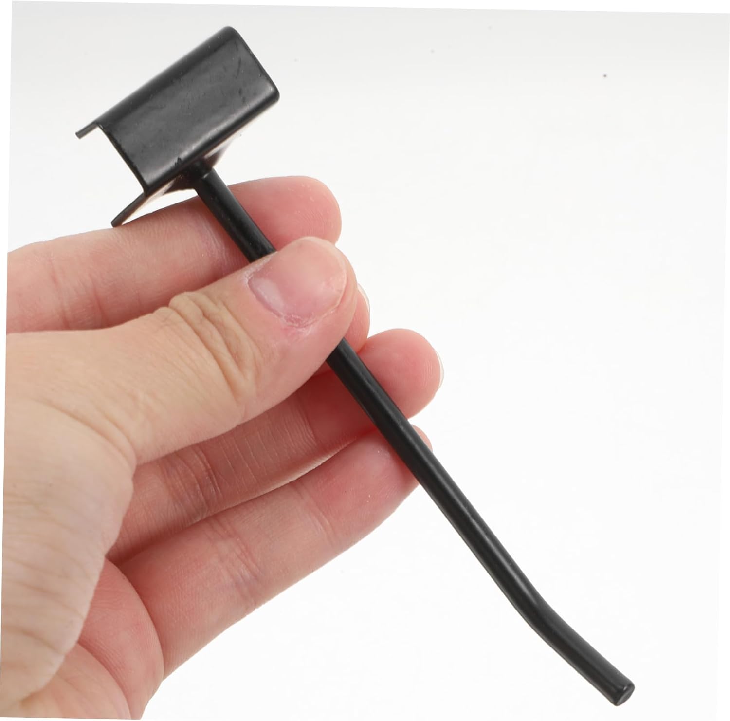 ERINGOGO 48pcs Heavy Duty Black Display Hooks for Retail and Jewelry Organizing Sturdy Metal Wall Hooks for Hats Jewelry and Items for Supermarket Shelves