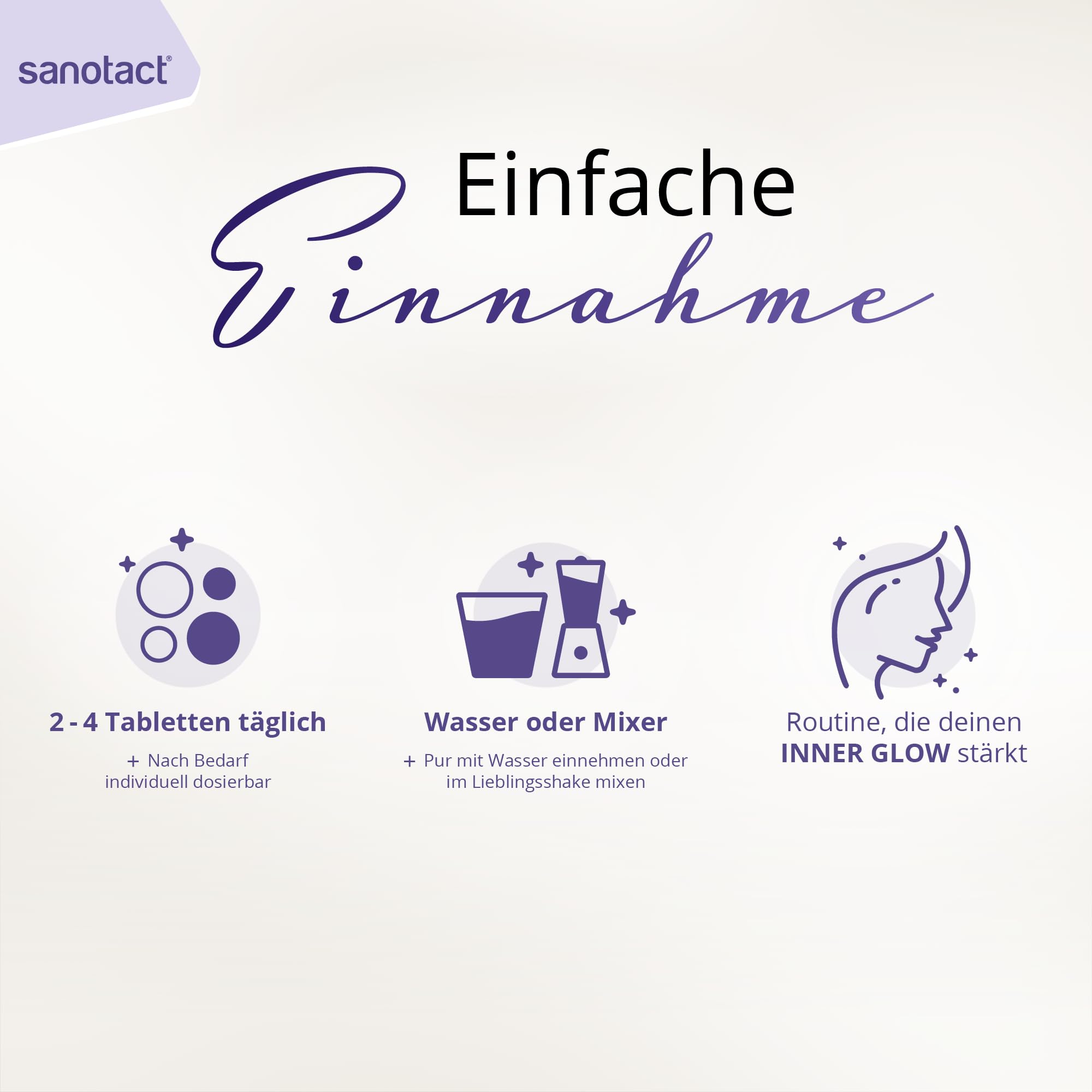 sanotact Bierhefe + Zink (8 x 60 Tabletten) • Für Haut, Haare & Nägel • Vitamin-Komplex mit Bierhefe, Zink, Biotin, Vitamin B12, B6 & Vitamin C • Haut & Haar Vitamine • 100% Vegan