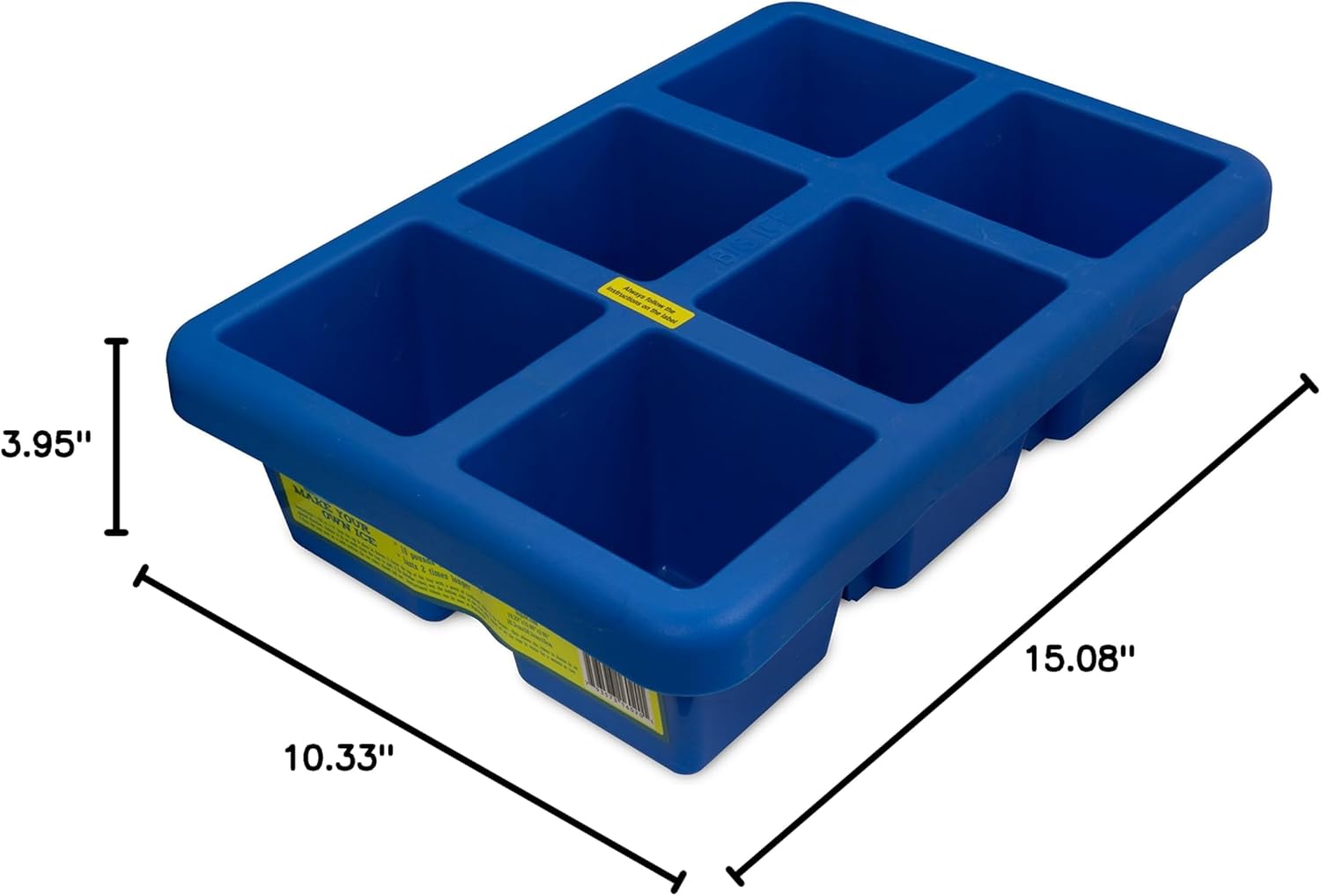 4'' Cubes - 10 Lbs Per Tray - Perfect for Fishing, Outdoors, Pets, & More