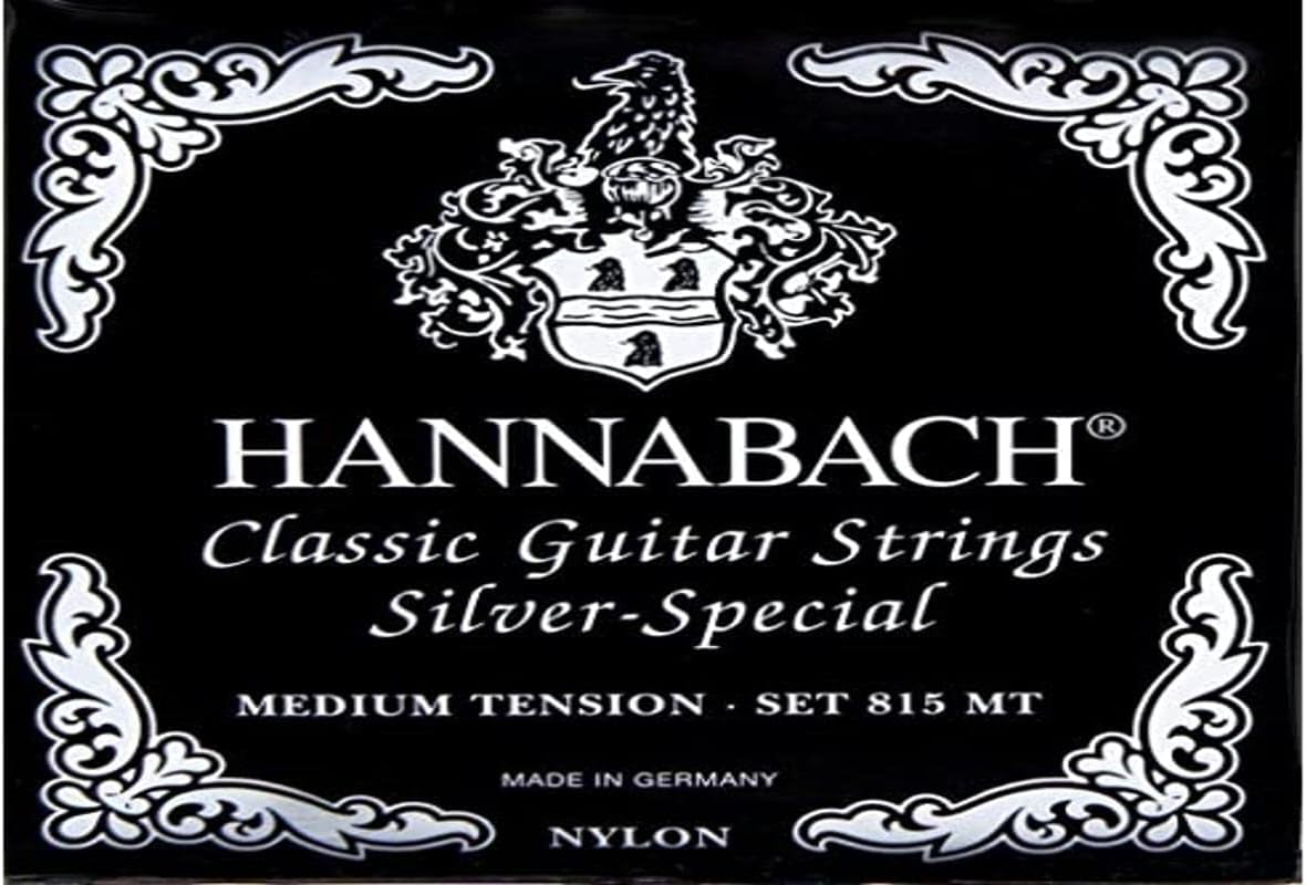 Strings for classic guitar Series 815 Medium tension Silver special Set of 3 bass
