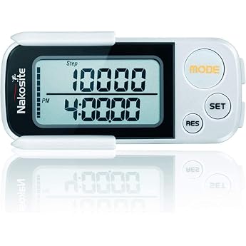Best Walking 3D Pedometer with Strap & Clip Precision Based Step Counter Walking Distance Calculator Km & Miles Calories Burned Monitor Exercise Mode Daily Performance Tracker .