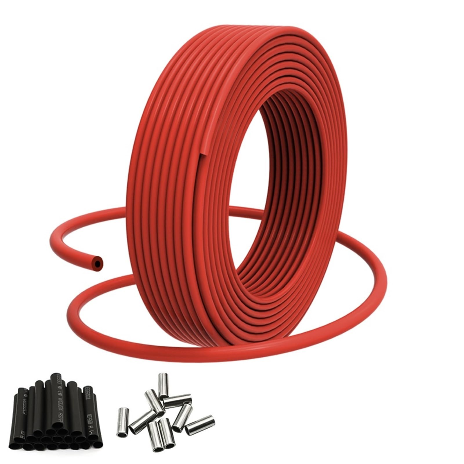 Kabel grzewczy na podczerwień do ogrzewania podłogowego, 50 m, 100 m, 200 m, 12 K, 33 omy/m, 2,0 mm cewka z włókna węglowego, zagęszczanie przewodu grzewczego do ogrzewania podłogowego (200m- 1Roll)