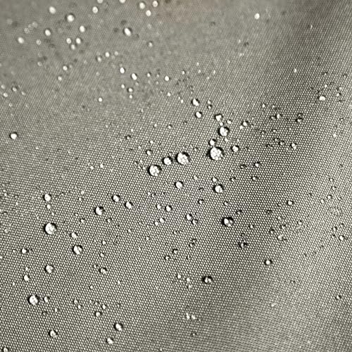 Eurofirany Outdoorvorhänge Gartenvorhänge Outdoor Vorhänge wasserdichte Terrassenvorhäneg Außenvorhang (Cappucino, 155 x 200 cm Schlaufen)