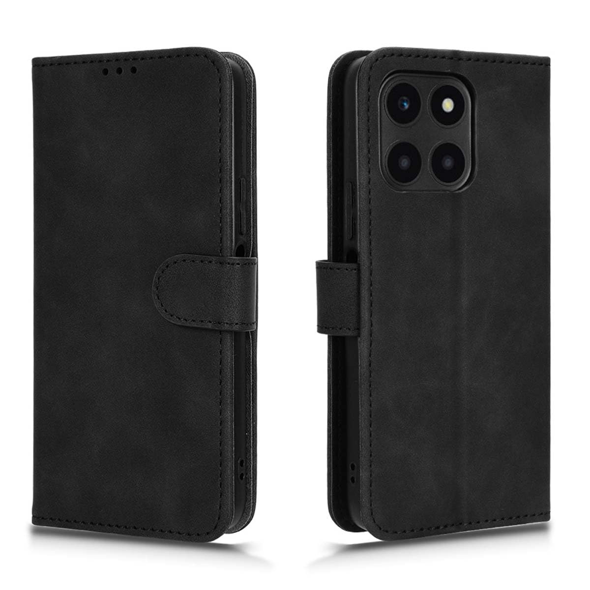 Cover Viola per Honor X6A/X6B | Custodia Portafoglio Elegante in Pelle