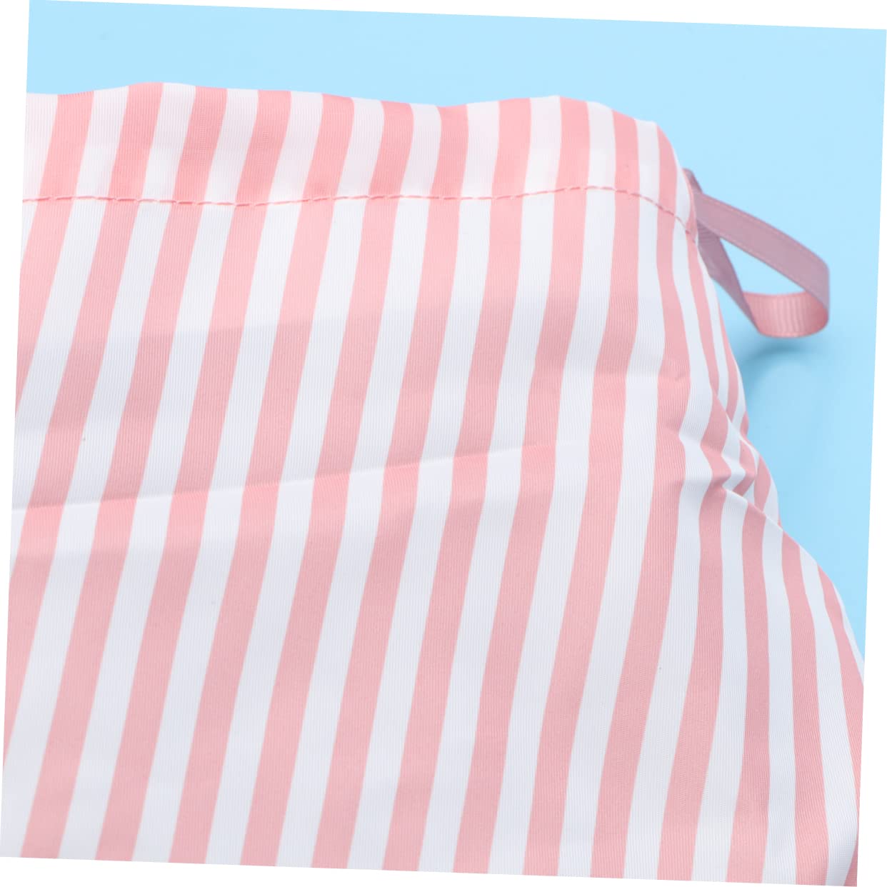 8 Stück Koffer Packbeutel aus Stoff für Reisen und Gepäck | Wasserfest, Waschbar und Mehrzweckig, 8stücke, Rosa Gestreift, Praktisch zum Packen im Koffer