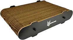 Arranhador para Gatos Lince Cats Paris 45 cm O Mais Resistente do Brasil Kraft Premium em Todas as Camadas Durabilidade Extrema Mais Forte que o Sofá e Salva Seus Móveis (Preto)